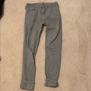 American Eagle ripped jeans